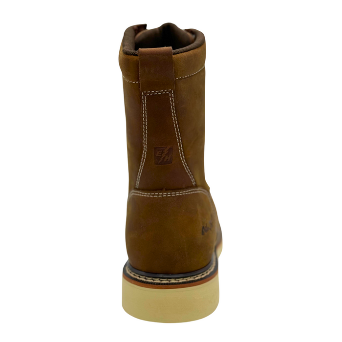AdTec Apex Men's 8" SR Moc-Toe Work Boot — Brown