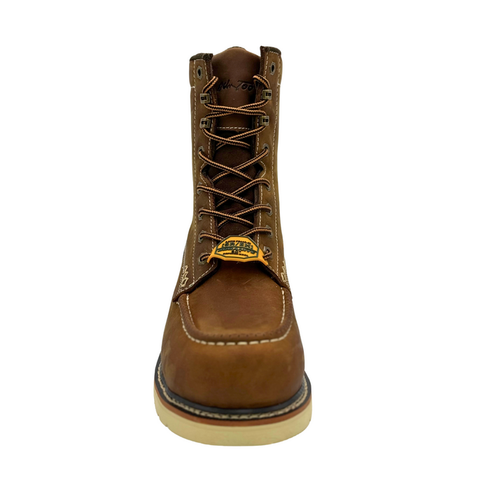 AdTec Apex Men's 8" SR Moc-Toe Work Boot — Brown