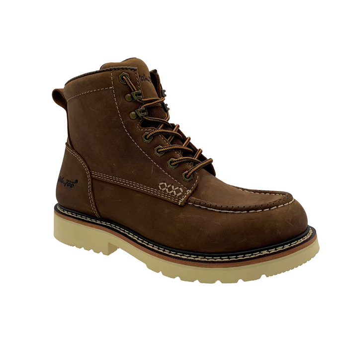 Men's Apex 6" SR Moc-Toe Work Boot — Brown