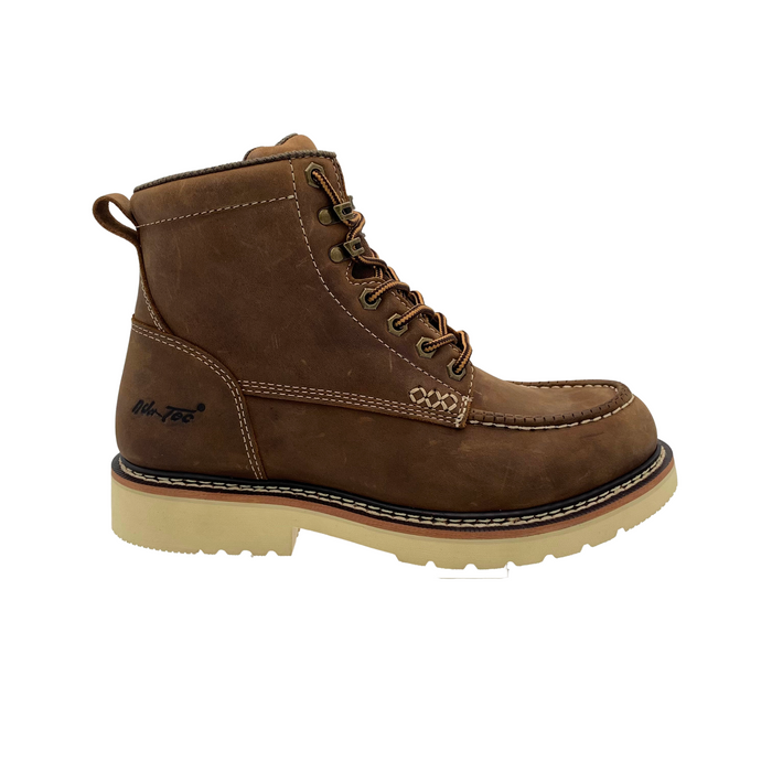 Men's Apex 6" SR Moc-Toe Work Boot — Brown