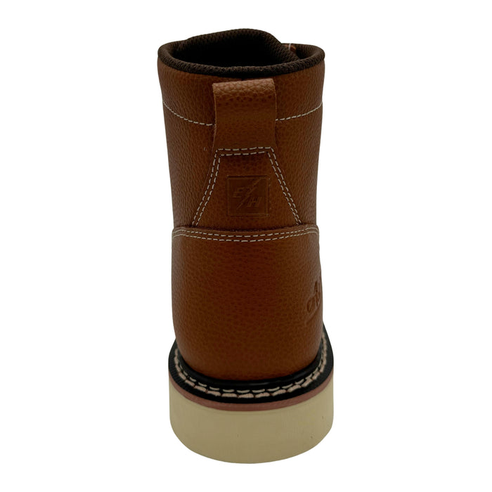 Men's 6" Tumbled Comp Toe Moc Work Boot – Rancho Saddle Tan