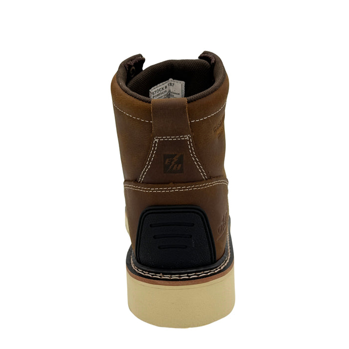 Men's 6" Moc Toe Work Boot - Brown