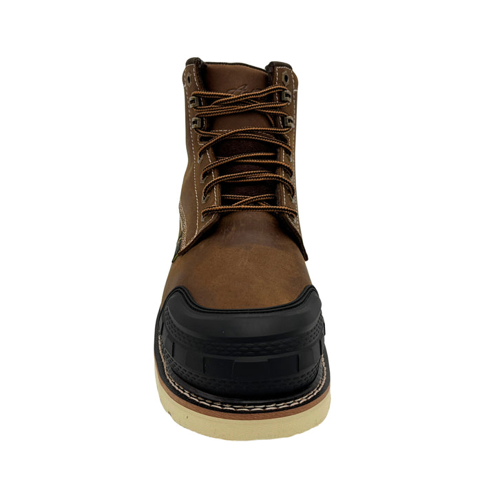 Men's 6" Moc Toe Work Boot - Brown