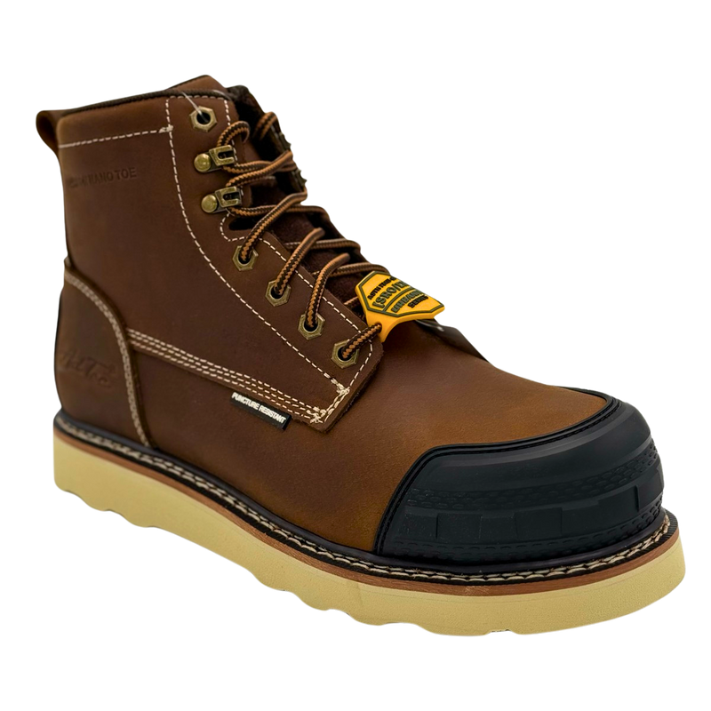 Men's 6" Comp Toe Guard Work Boot – Brown