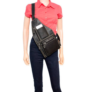 Mary Buffalo Leather Crossbody Shoulder Bag