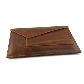 Bruce Real Leather Macbook Laptop Sleeve Vintage Brown