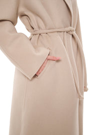 Margaret Royal Creme Wool Cashmere Coat
