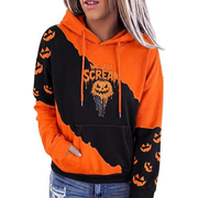 Women's Halloween Graphic Sweatshirt Long Sleeve