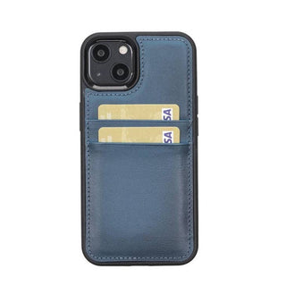 Ryan Flexible Leather Back Cover With Card Holder For IPhone 13 Series (Set of 3)