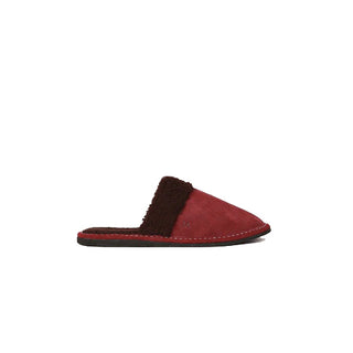 Dahlia Women's Fashion Cow Split Leather Fur Mules