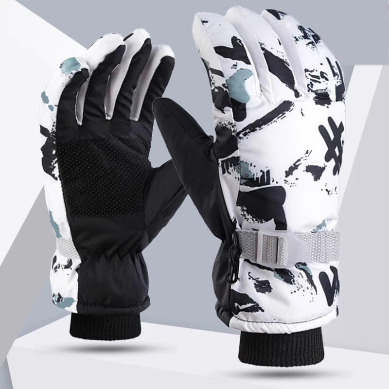 Thermal Waterproof Ski Gloves for Men and Women