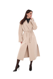 Margaret Royal Creme Wool Cashmere Coat