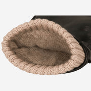 Alonzo (black) - Lambskin leather gloves with cashmere lining & touchscreen feature