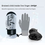 Waterproof Touchscreen Ski Gloves with Wrist Support
