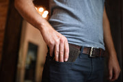 Compact Leather Four Card Wallet