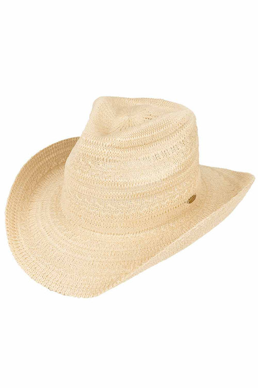Pattern Knitted Solid Cowboy Hat