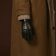 Bella (black) - lambskin leather gloves with lambswool lining & touchscreen feature