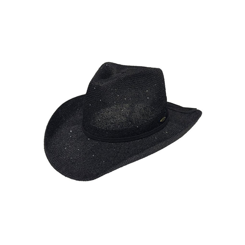 Women's Cowboy Hat with Suede Trim
