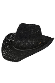 Women's Horseshoe Lace Knitting Cowboy Hat