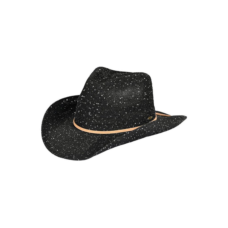 Women's Cowboy Hat with Suede Trim