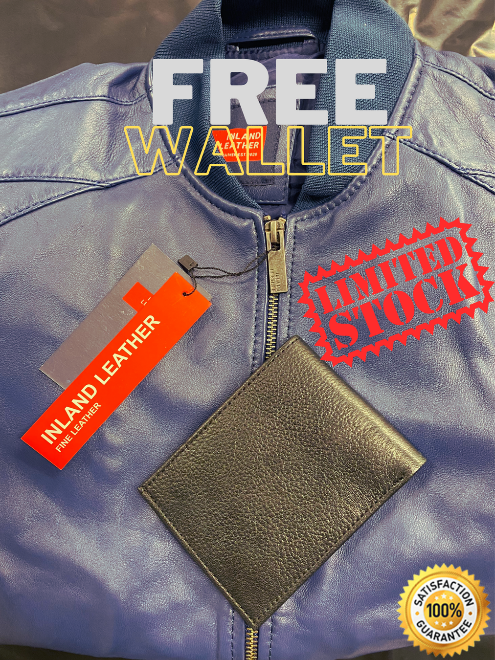 Free Leather Wallet with Stannis Leather Jacket