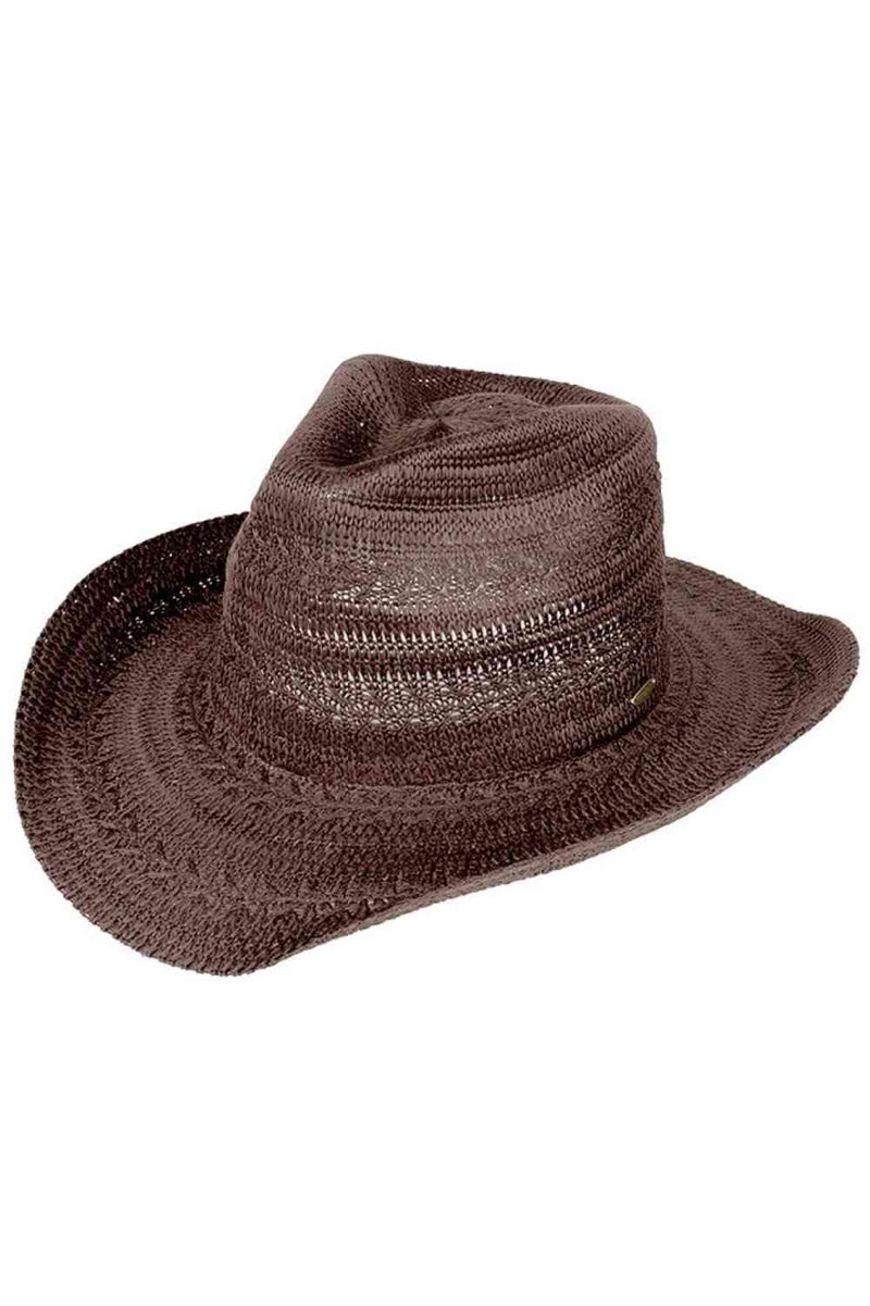 Pattern Knitted Solid Cowboy Hat