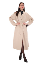 Margaret Royal Creme Wool Cashmere Coat