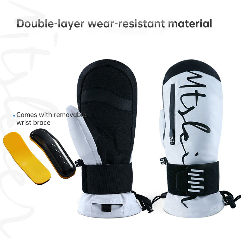 Waterproof Touchscreen Ski Gloves with Wrist Support