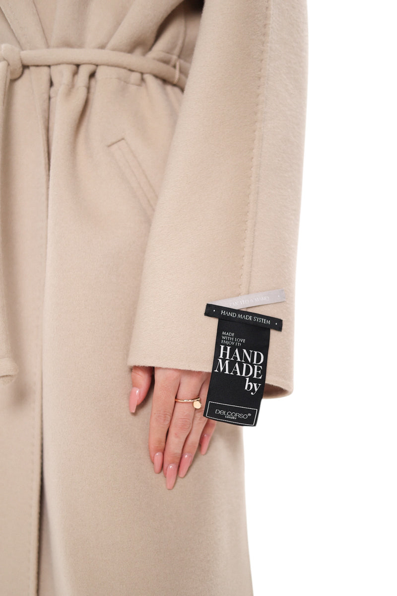 Margaret Royal Creme Wool Cashmere Coat