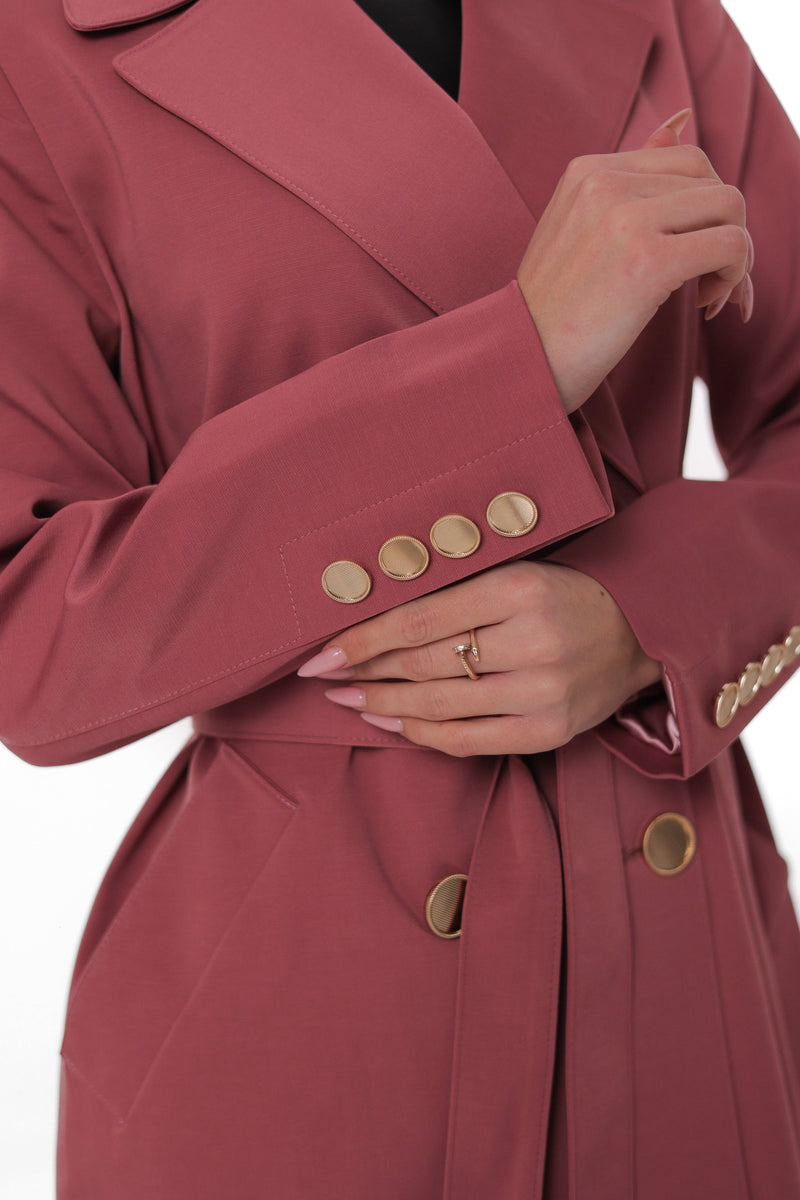Naomi Women's Long Water-Resistant Trench Coat