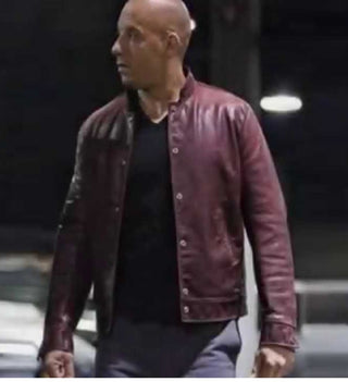 Vin Diesel Fast And Furious Real Leather Jacket Red