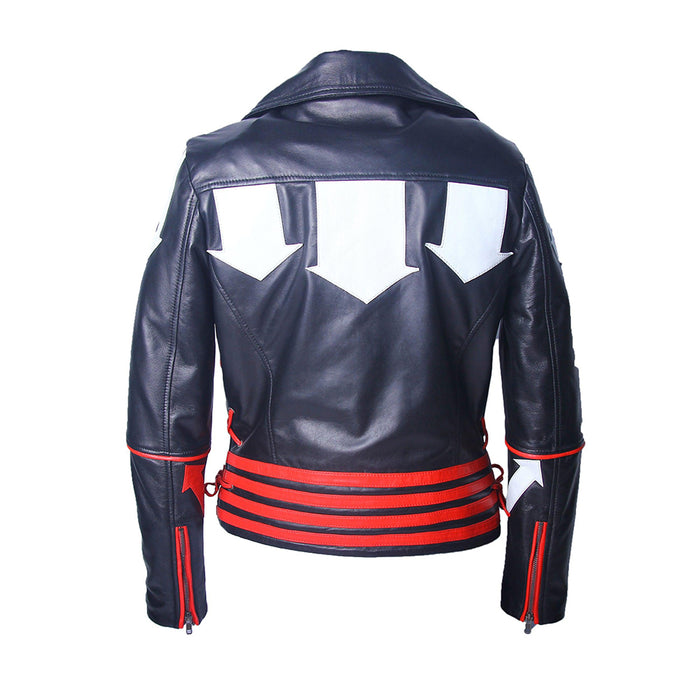 Youth Freddie Mercury Men’s Genuine Leather Jacket – Rock Biker Style