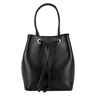 Maria Real Leather Mini Backpack Black