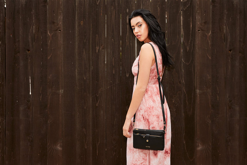 Wallet Crossbody | Genuine Pebble Leather