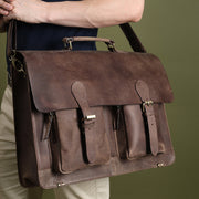Buffalo Leather Messenger Bag