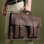 Buffalo Leather Messenger Bag