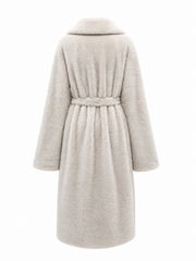 Eden Ivory Faux Mink Effect Fur Coat | Women's Outerwear
