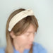 Leather Knotted Headband Elegant Classic Hair Accessory for Women