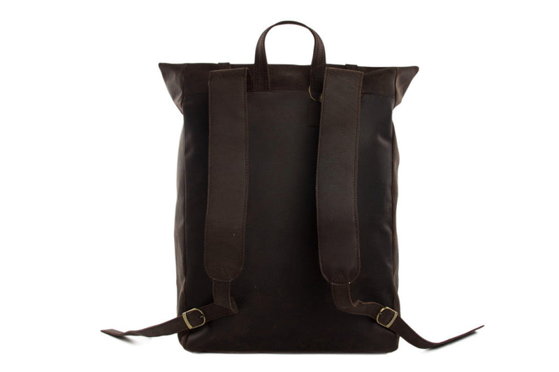Flash Sale Handmade Men's Genuine Leather Backpack | Rucksack