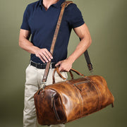 Heritage Buffalo Leather Duffel Bag