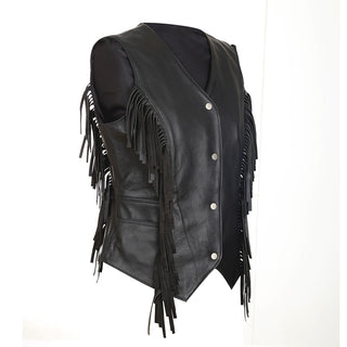 Apache Women's Motorcycle Leather Vest