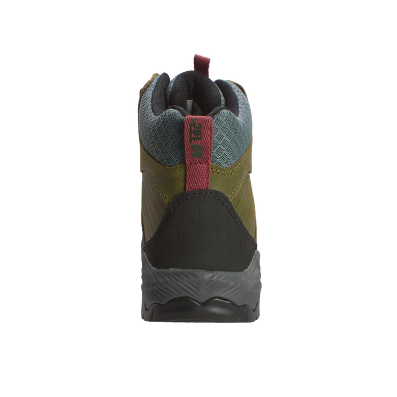 Men's 6" Crazy Horse Leather Waterproof Work Hiker — Olive