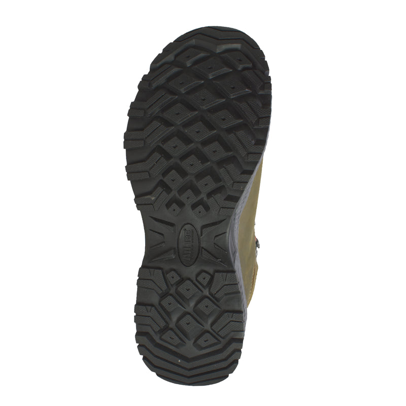 Men's 6" Crazy Horse Leather Waterproof Work Hiker — Olive