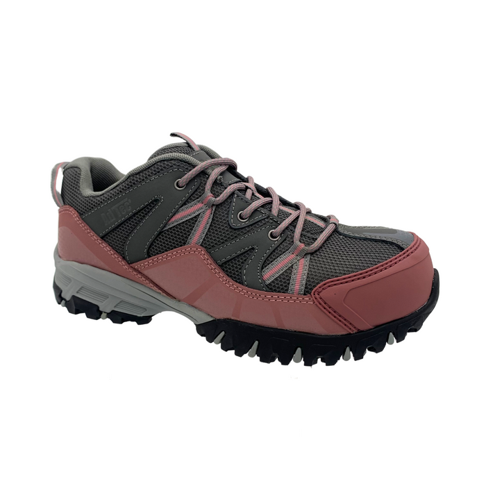 Women's 4" Work Hiker — Composite Toe | Black/Pink
