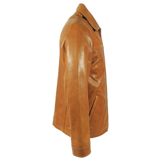 Kilimanjaro Mens Hunter Tan Leather Jacket