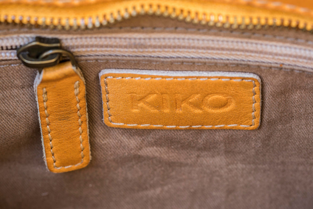 Weaved Washed Leather Crossbody