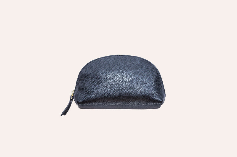 Genuine Pebble Leather Travel Case