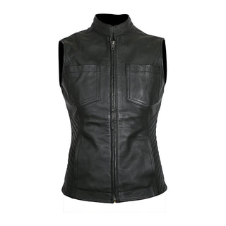 MKL - Cosina Women's Motorcycle Leather Vest