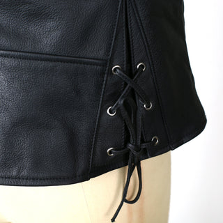 MKL - Courtney Women's Motorcycle Leather Vest