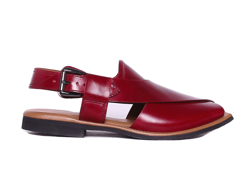 Maestro Mens Cowhide Leather Sandals Peshawari Chappal